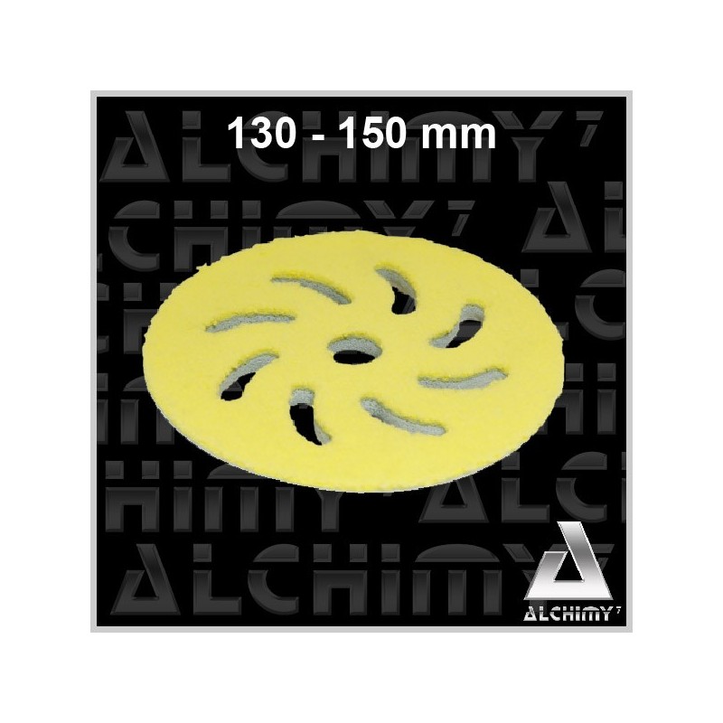 PACK de 2 Mousses Microfibres Jaune 130/150 mm