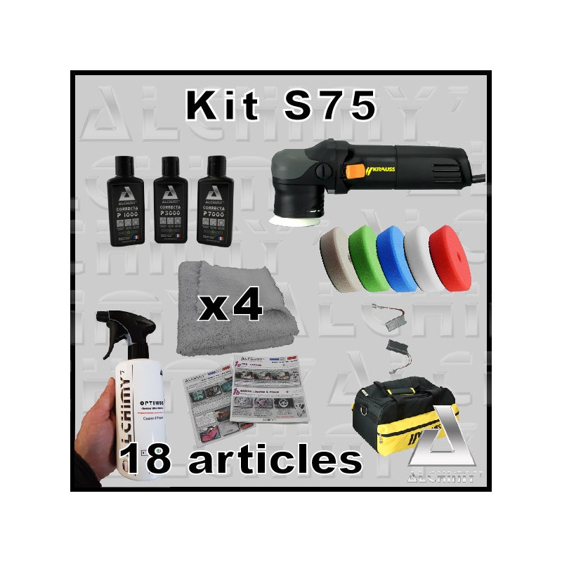 Kit Polisseuse S75 - 18 articles